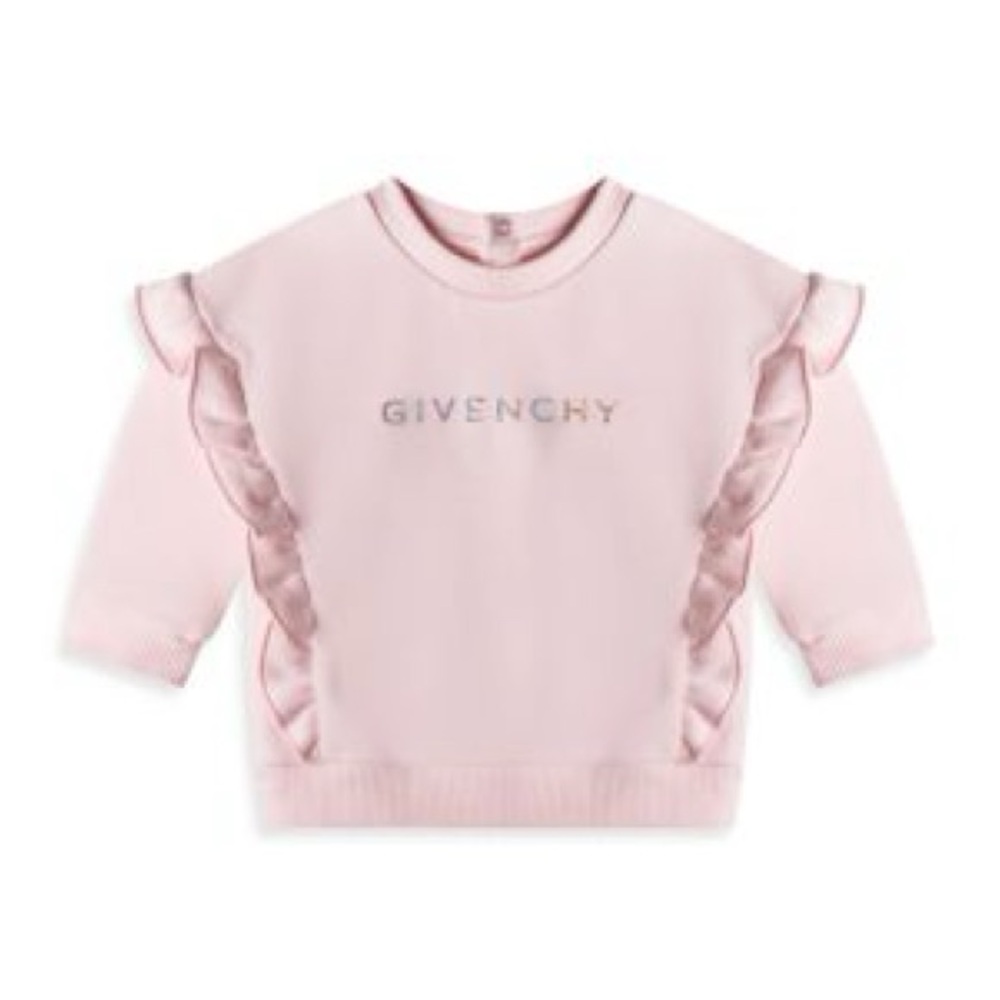 Givenchy Pink Ruffle Sweatshirt